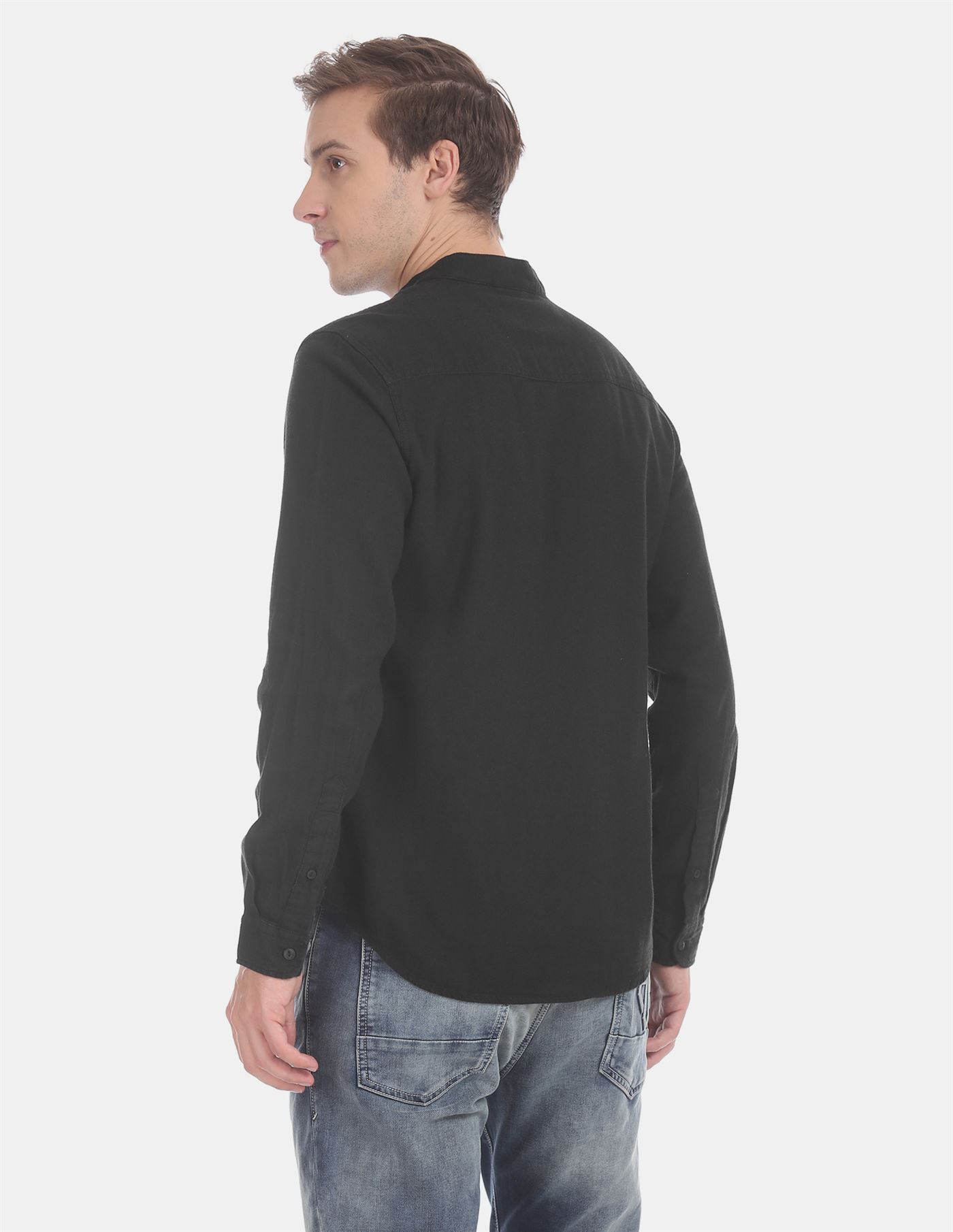 Ed Hardy Men Casual Wear Black Shirt